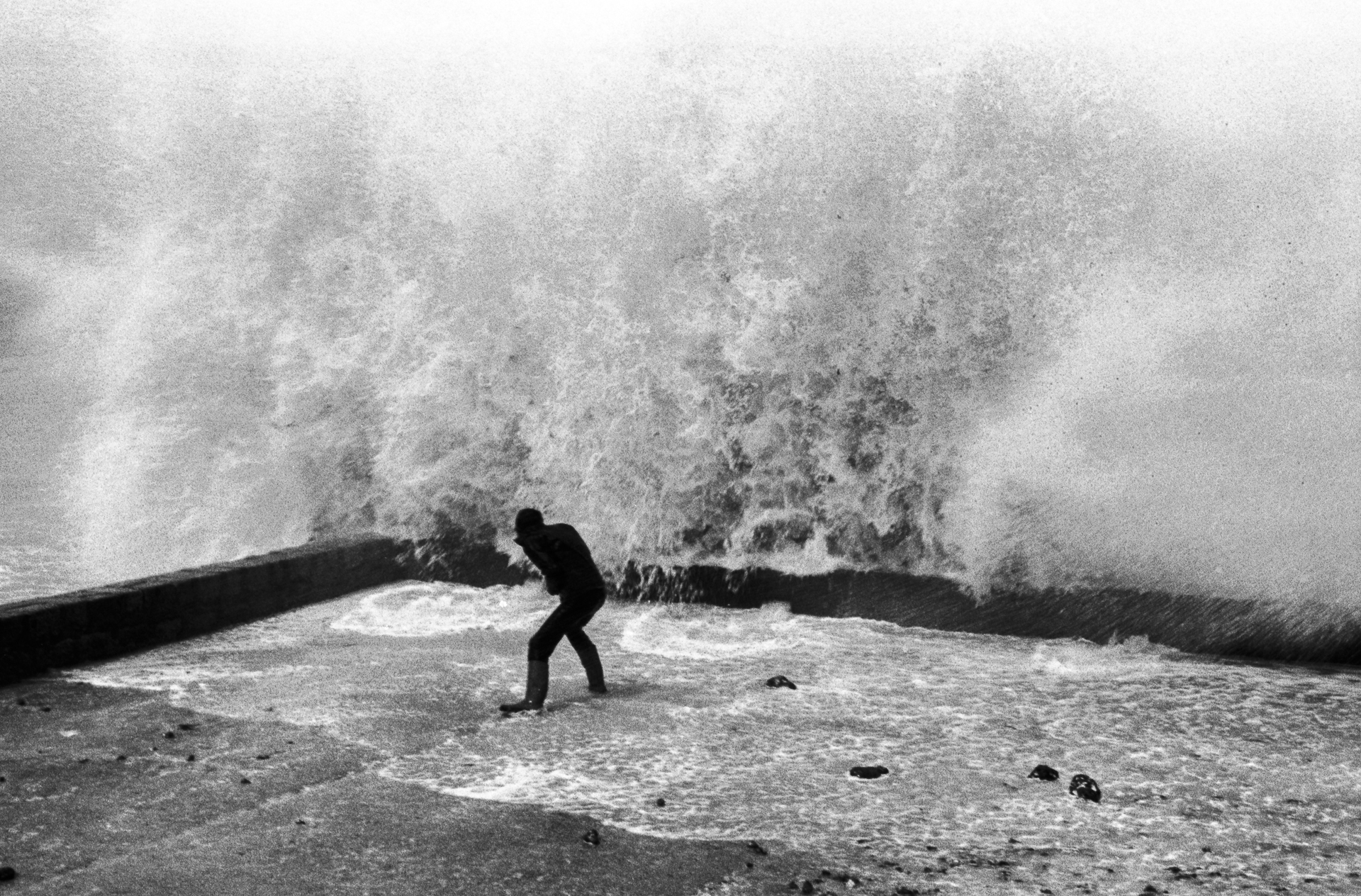 Bernard Borgeaud - Muraille, situation architecturale, 1971